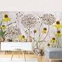 Non-woven wallpaper Allium Helenium Beige 3