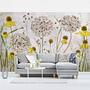 Non-woven wallpaper Allium Helenium Beige 4