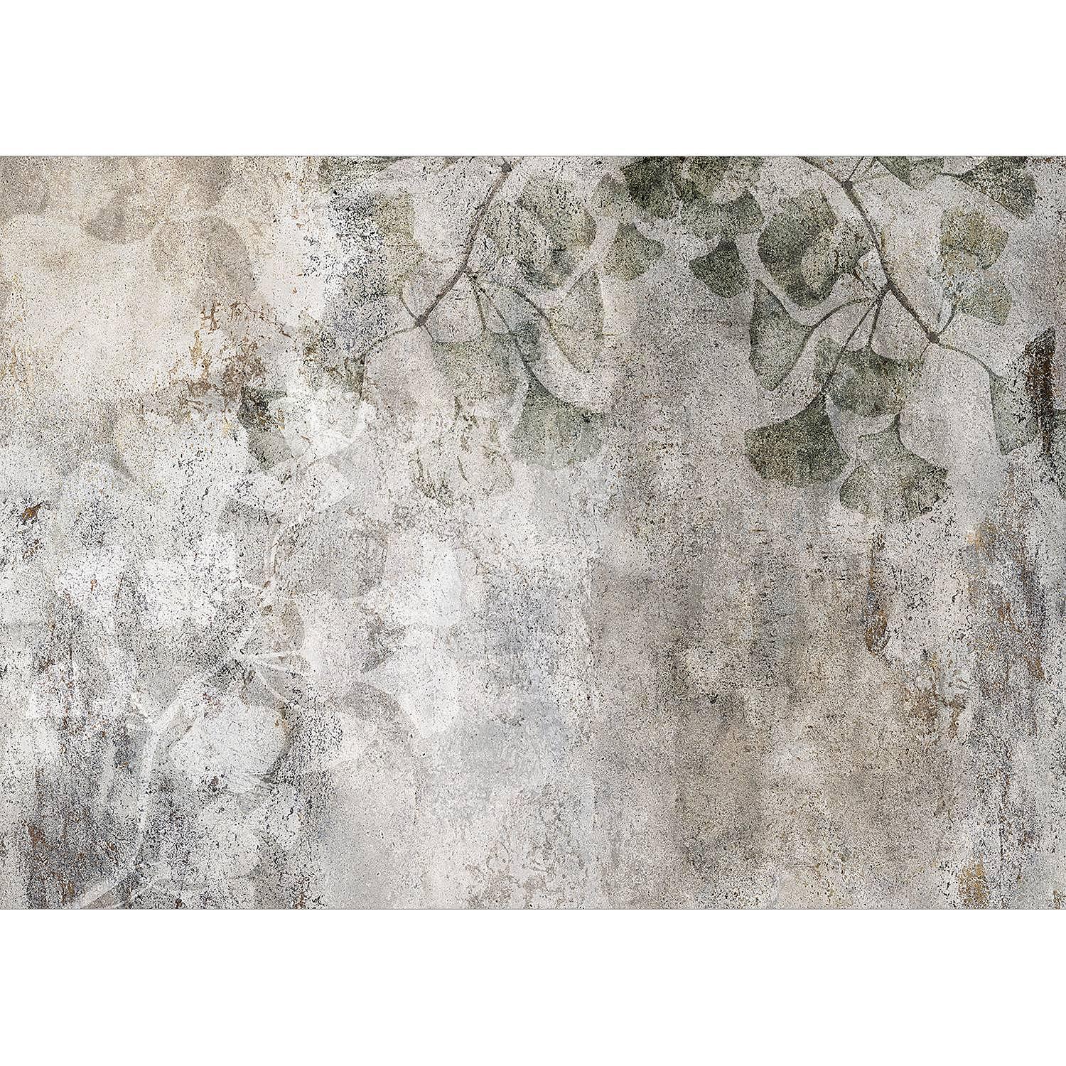 Vlies Fototapete Jurassic Ginkgo Vlies Grau 400 x 280 cm 1