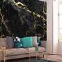 Non-woven photo wallpaper Black Elegance Black/Gold 2