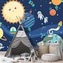 Vlies Fototapete Happy Planets Vlies Mehrfarbig 300 x 210 cm 2