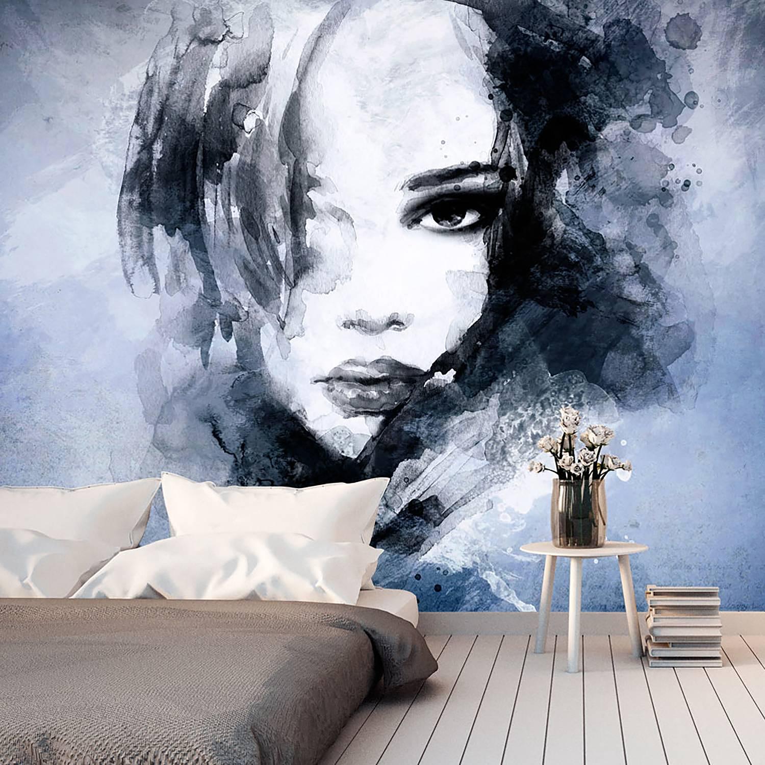 Non-woven photo wallpaper Dream Girl Blue 2