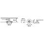 3x Recessed light Dimm I White 4