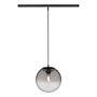 Pendant lamp Lina Smoked glass Iron 4