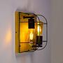 Netuno I Ceiling lamp steel oak 2-flame 2