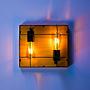 Netuno I Ceiling lamp steel oak 2-flame 3