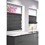 Faltrollo Chalet Blickdicht Polyester Anthrazit 130 x 80 cm 3