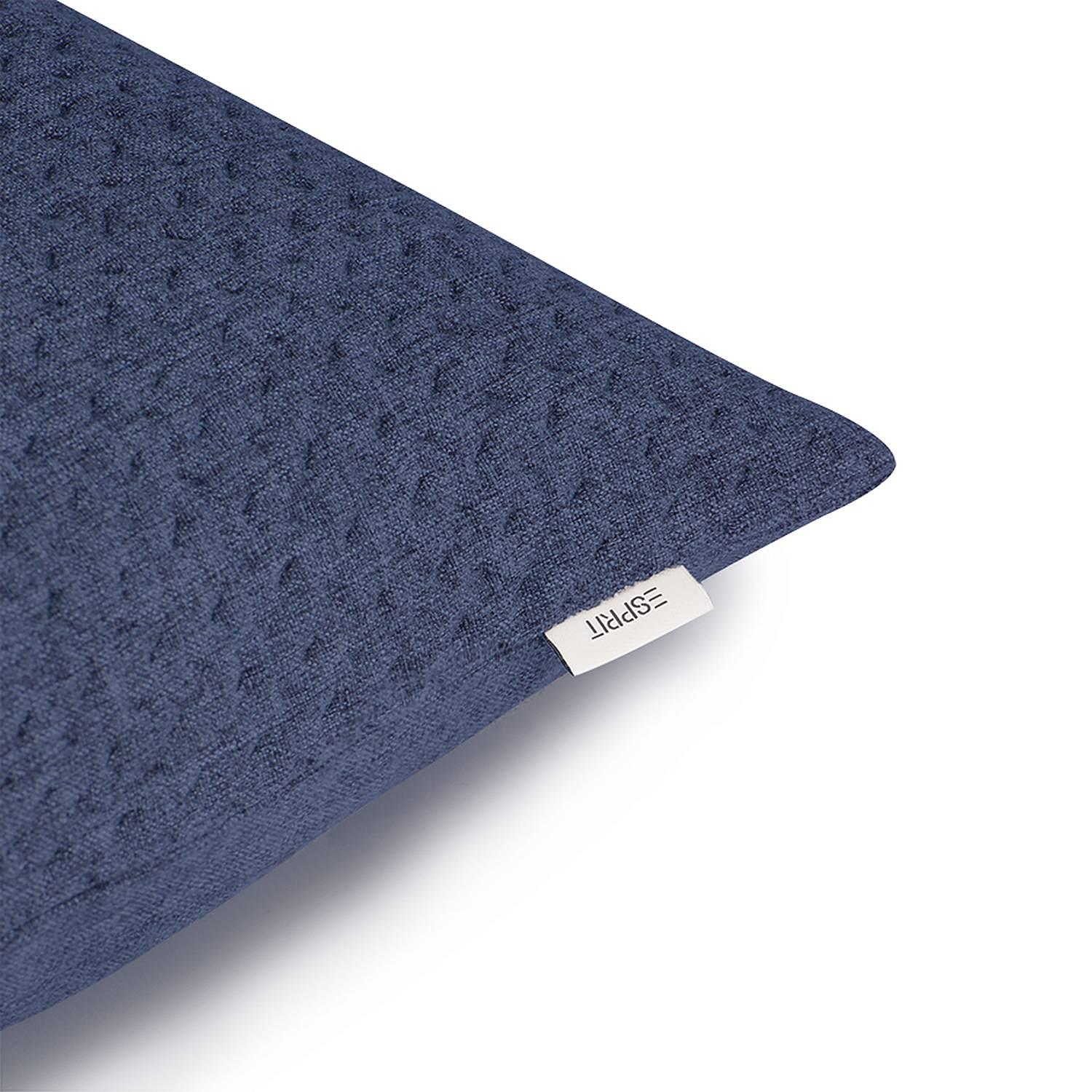 Harp Structure Pillowcase Polyester Navy Blue 45 x 45 cm 3