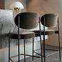 Series 430 Bar Stool Brass Beige 1