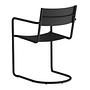Sine Armchair Stackable Black 1
