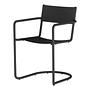 Sine Armchair Stackable Black 2