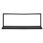 Frame Wall shelf with shelf Oak Black 0