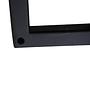 Frame Wall shelf with shelf Oak Black 3