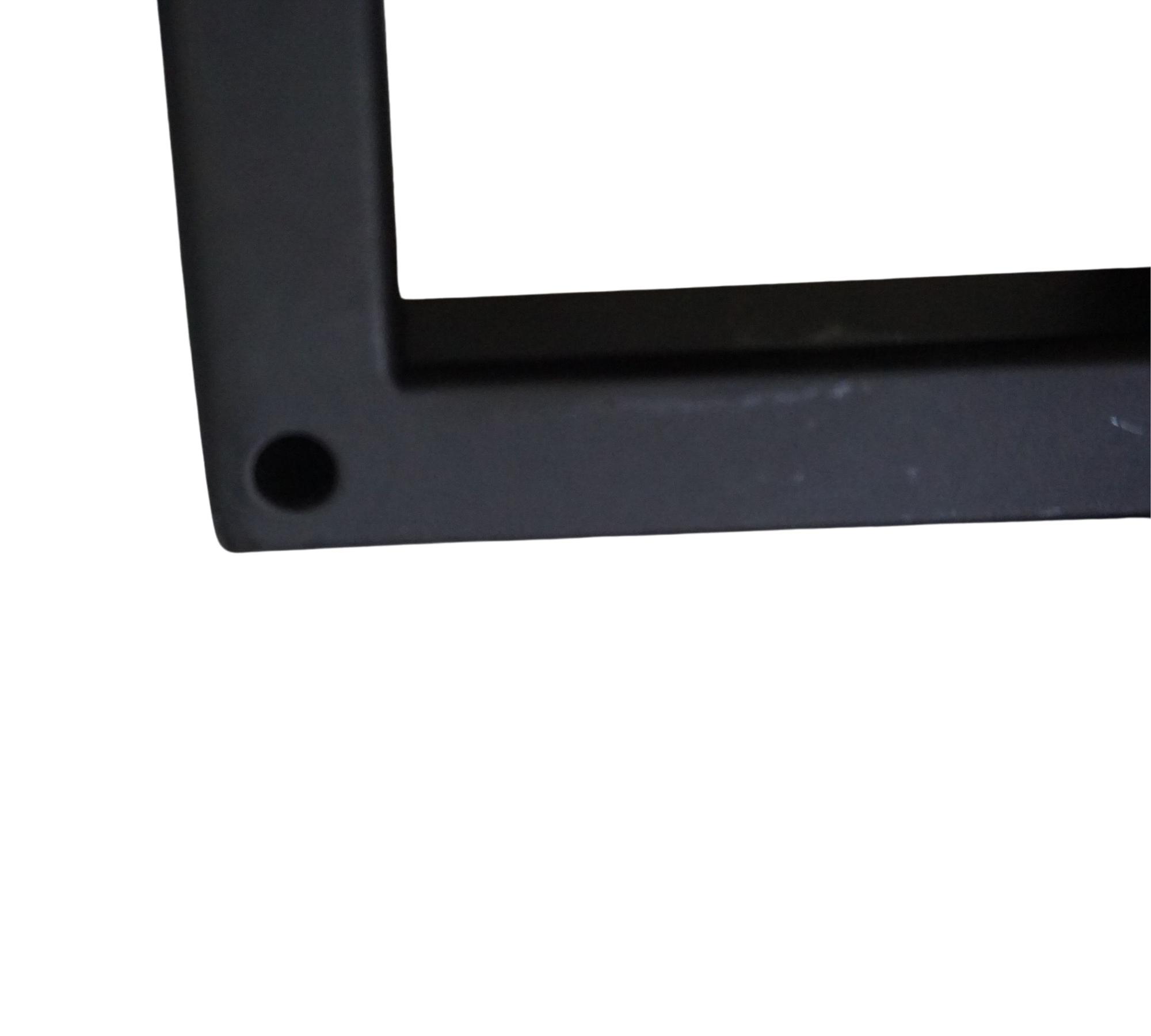 Frame Wall shelf with shelf Oak Black 3