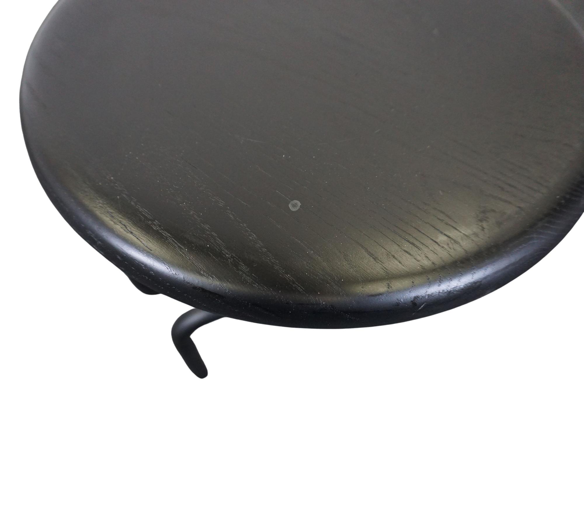 Blend Hocker Eiche Schwarz 6