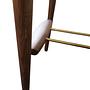Lunar SH750 Bar Stool Leather Bellagio Black 7