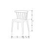 2x Bliss Chair Stackable Yellow 6