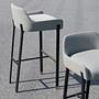 Blink SH750 Sgabello da bar pelle grigio 2