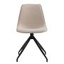 2x Rotating Dining Chair Monaco Steel Flat Weave 1