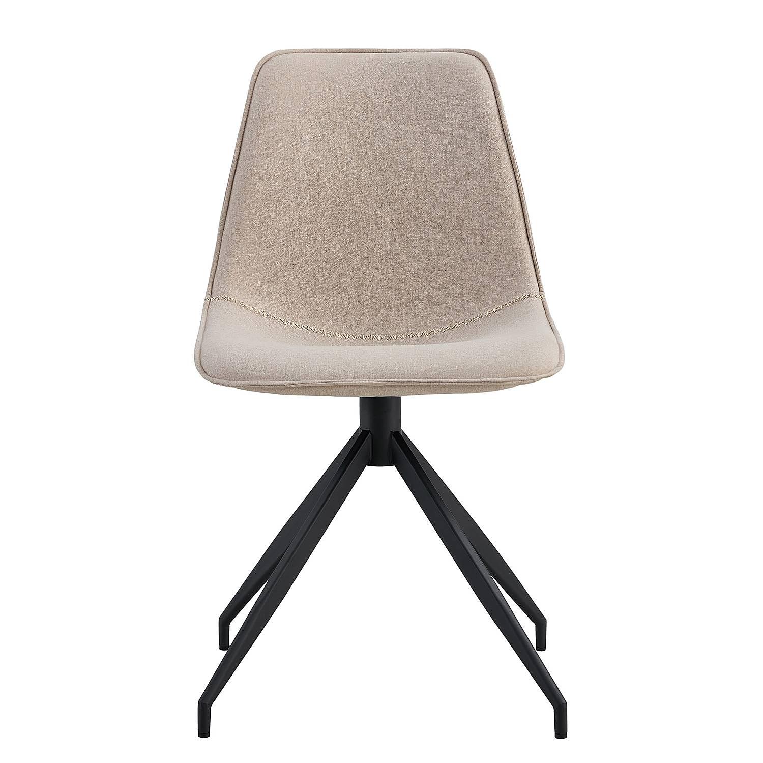 2x Rotating Dining Chair Monaco Steel Flat Weave 1