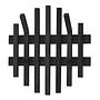 Wardrobe panel Woods Cross Type D solid oak black 0