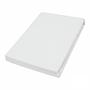 Jersey Fitted Sheet Lom Cotton White 180 x 200 cm 0