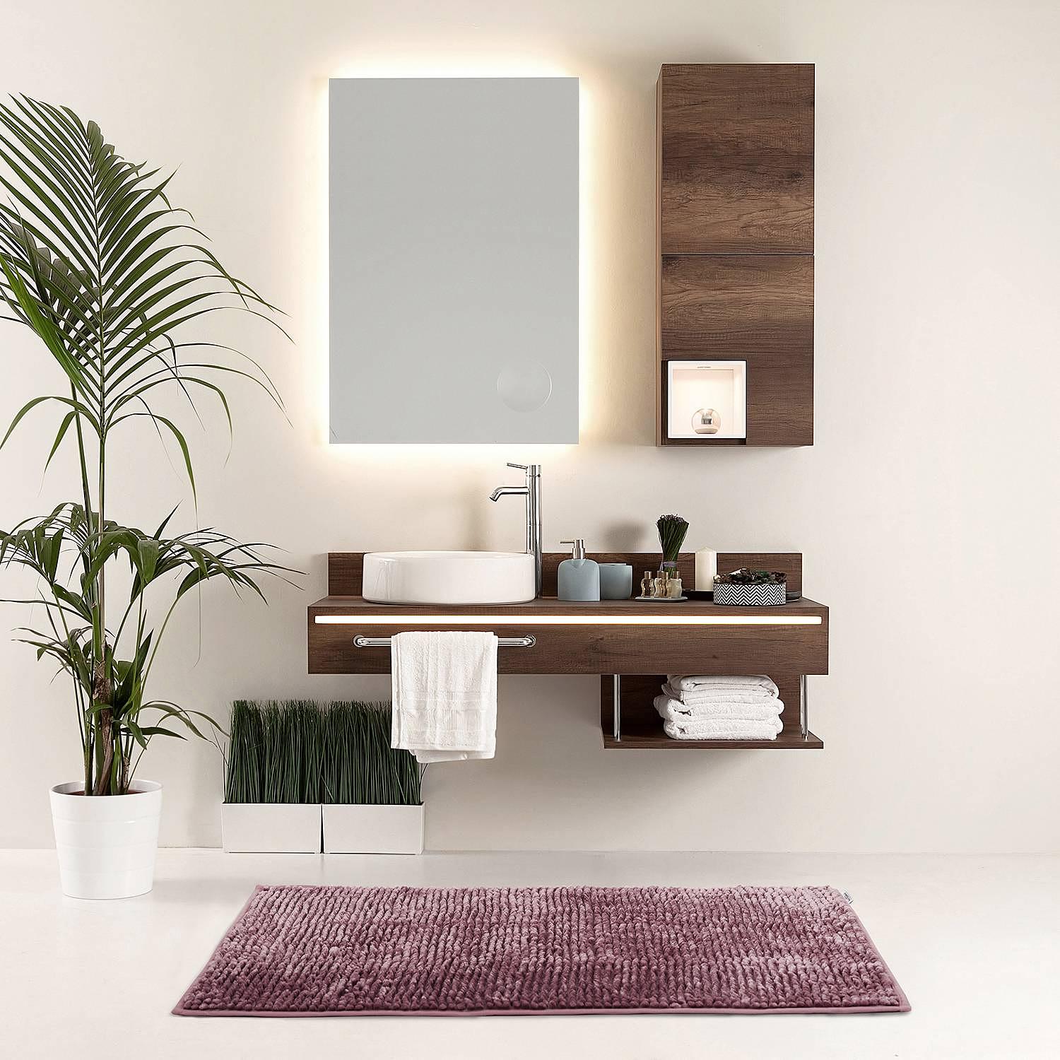 Bath mat Ati Mauve 2