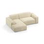 2-Sitzer Karen Récamiere Links Cord Samt Creme 1