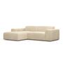 2-Sitzer Karen Récamiere Links Cord Samt Creme 2