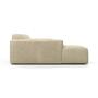 2-Sitzer Karen Récamiere Links Cord Samt Creme 6