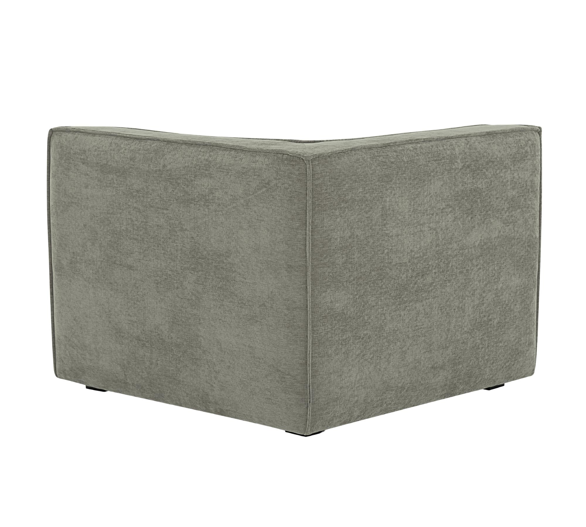 1-seater corner module right Planet Grey Green 2