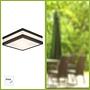 Outdoor wall/ceiling light Matteo metal grey 2-flamed 1