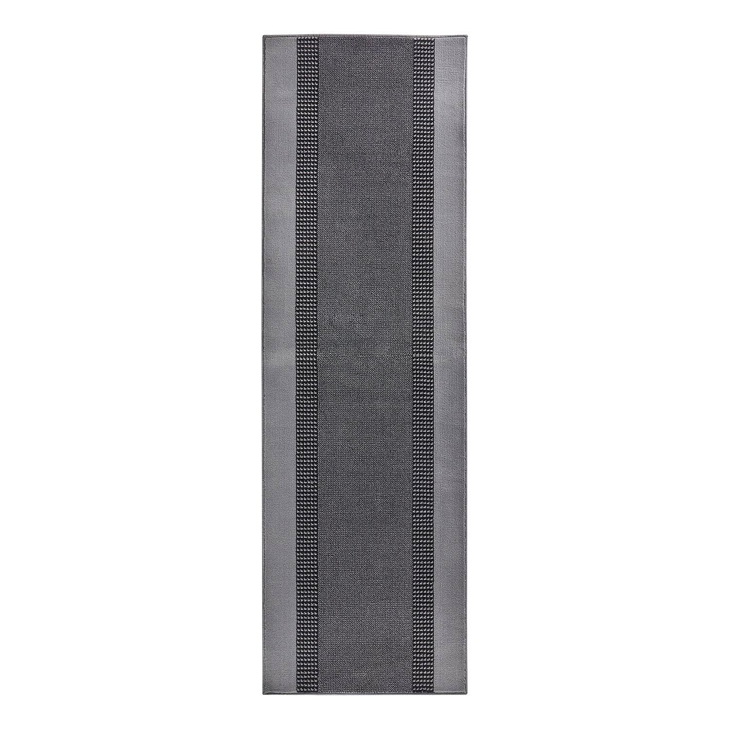 Band Runner Synthetic Fiber Grey 80 x 200 cm 1