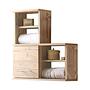 Wall cabinet Welnezz Swiveling Brown 1