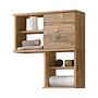 Wall cabinet Welnezz Swiveling Brown 2