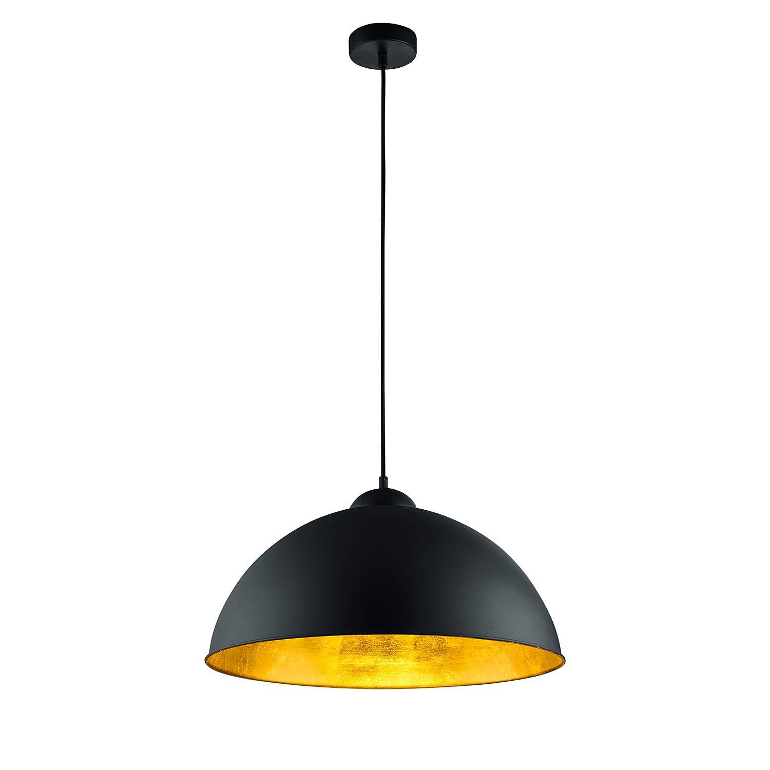 Pendelleuchte Romino II Metall Schwarz Gold 1