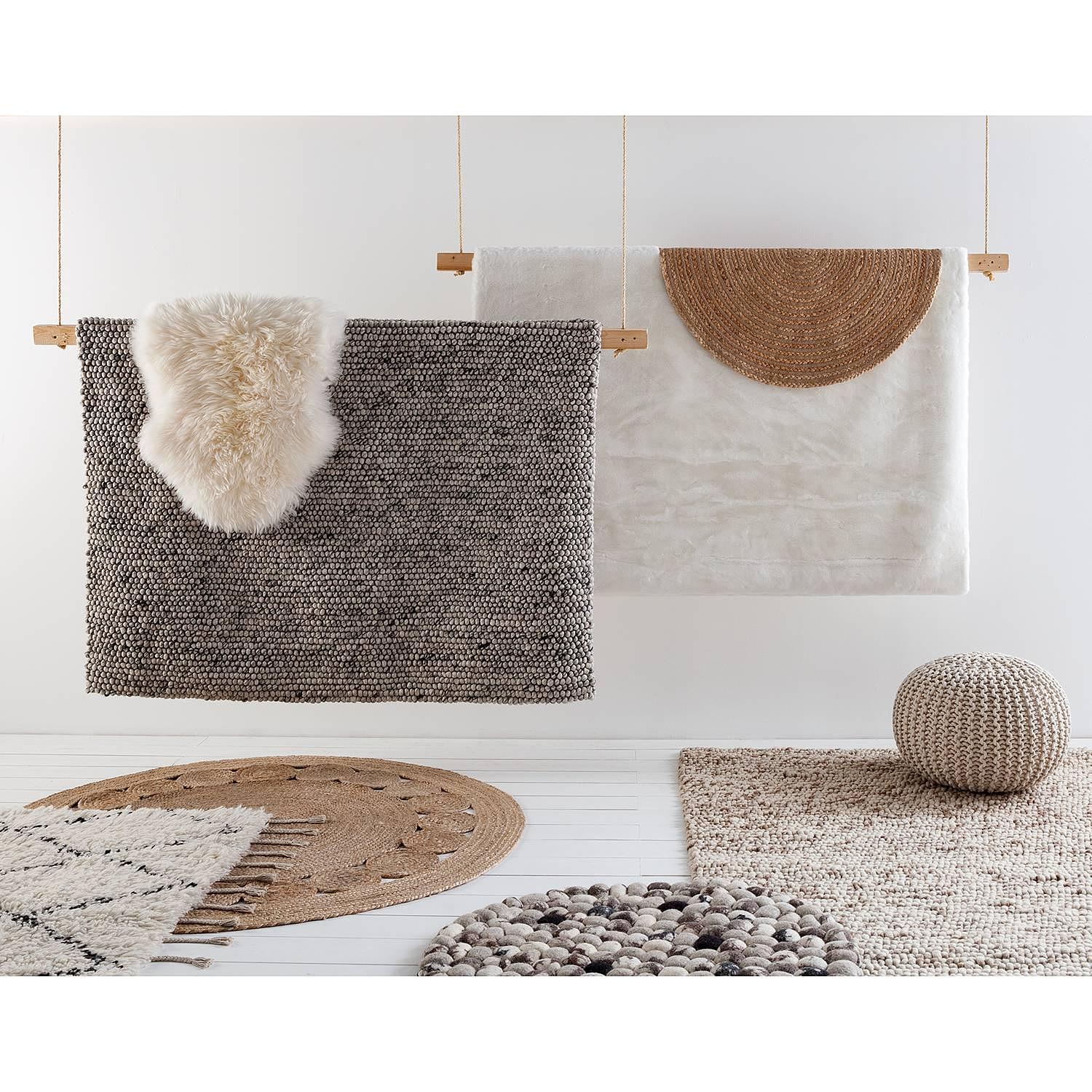 Jute rug Chieko (handmade) Jute 90 cm 3