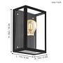 Outdoor wall light Stainless steel Black 4