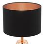 Table lamp Carlton fabric / steel 1-bulb 4