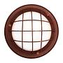 Wall lamp Typhoon I, Glass/Iron, Rust brown 2