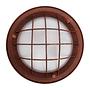 Wall lamp Typhoon I, Glass/Iron, Rust brown 3