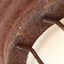 Wall lamp Typhoon I, Glass/Iron, Rust brown 4