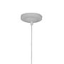 White Wood Pendant Lamp Steel 1-light 4