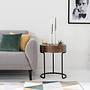 Side table Don Wood material / Metal Brown / Black 2