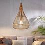 Pendant lamp Amsfield II Solid wood bamboo 2