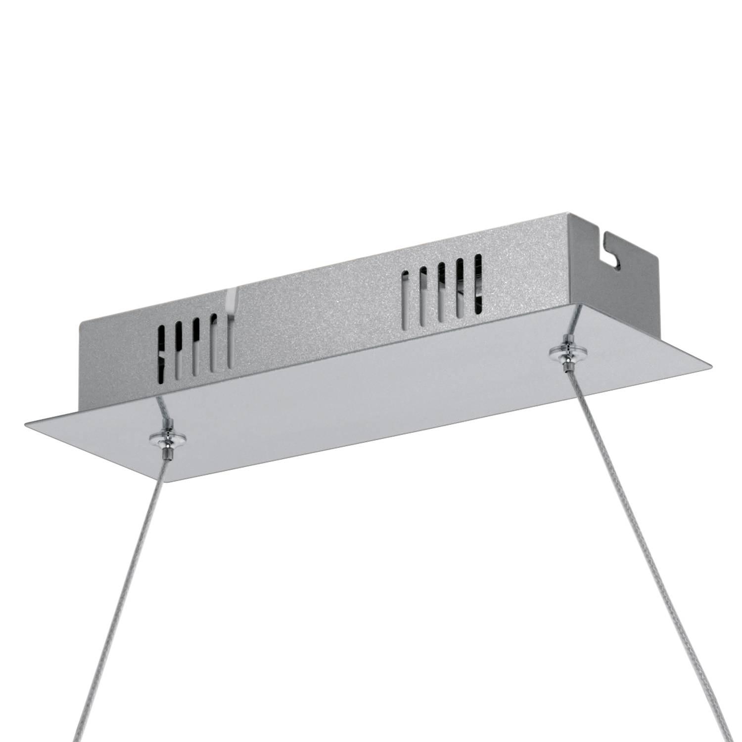 3-light LED pendant lamp Lasana IV Steel 4