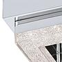 Fradelo I LED ceiling light Crystal glass Steel 1-flame 1