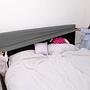 Boxspring-Kopfteilbezug Greenmount Mischgewebe Granit 2