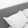 Boxspring-Kopfteilbezug Greenmount Mischgewebe Granit 3