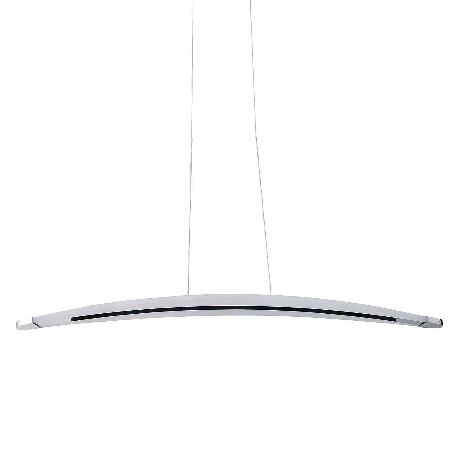 1-Flame LED pendant light Bow acrylic glass stainless steel 2